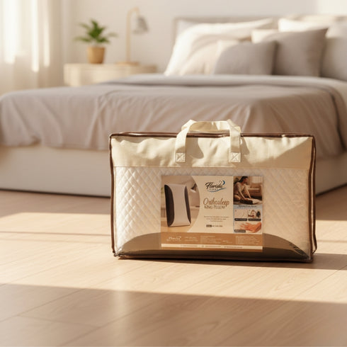 Florida Sleep Orthosleep King Pillow – Memory Foam Cervical Support Pillow