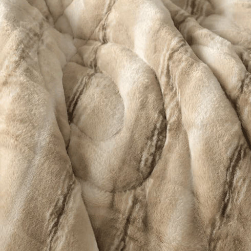 DulceVida Luxe Faux Fur (Quilt/Rajai) Comforter for Single & Double Bed for Heavy Winter