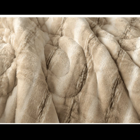 DulceVida Luxe Faux Fur (Quilt/Rajai) Comforter for Single & Double Bed for Heavy Winter