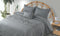 Miami 4 Piece Bed Cover Set with Frill Breakfast Pillow & 2 Pillow Covers for Double Bed