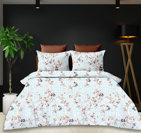 Marble ARC 400 TC Premium Cotton Bed Sheet by Florida