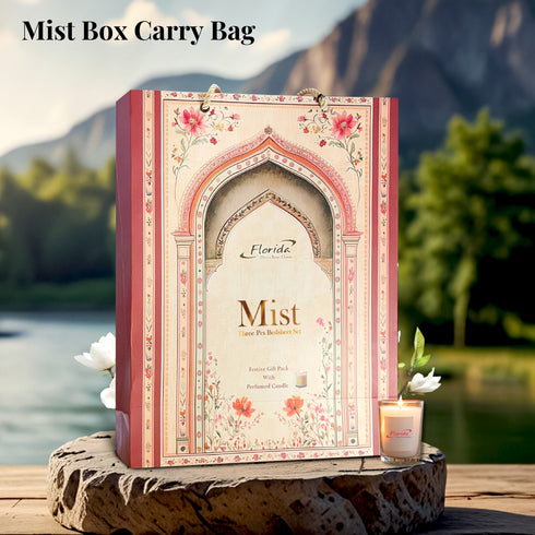 Mist Box by Florida - Double Bedsheet Set with Perfume Candle and Pillow Covers
