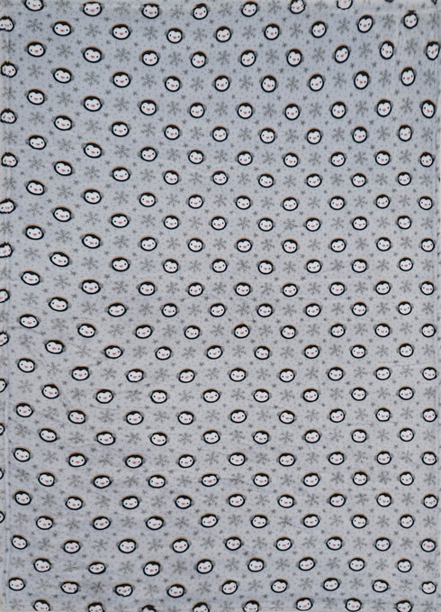 Florida All Season AC Baby Blanket Swaddler Wrapper Flannel Soft and Comfortable for 0-5 Years Baby Girls and Boys with Monkey Print - Grey