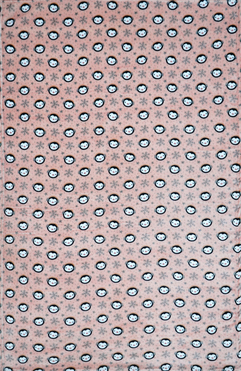 Florida All Season AC Baby Blanket Swaddler Wrapper Flannel Soft and Comfortable for 0-5 Years Baby Girls and Boys with Monkey Print - Mauve