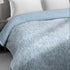 Florida Nyle Light-weight Integrated Double Bed Blanket for Heavy Winter - Blue