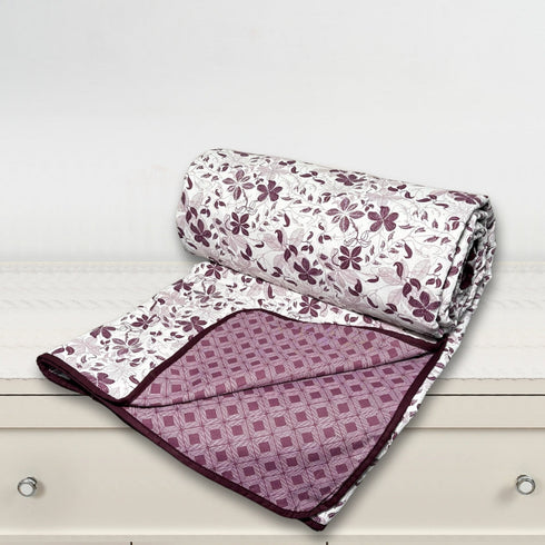 Florida Nova Ultra-Light Cotton Rich Super Soft Reversible Summer Dohar (Top Sheet) for Single & Double Bed