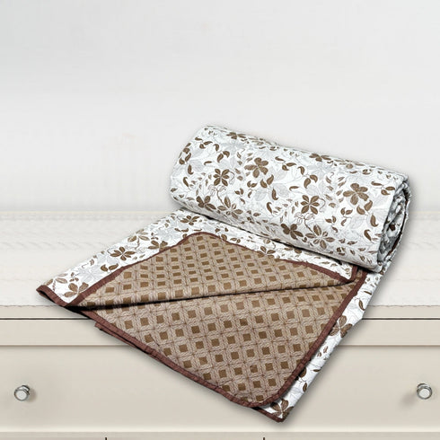 Florida Nova Ultra-Light Cotton Rich Super Soft Reversible Summer Dohar (Top Sheet) for Single & Double Bed