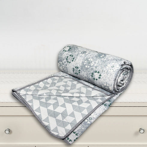 Florida Nova Ultra-Light Cotton Rich Super Soft Reversible Summer Dohar (Top Sheet) for Single & Double Bed