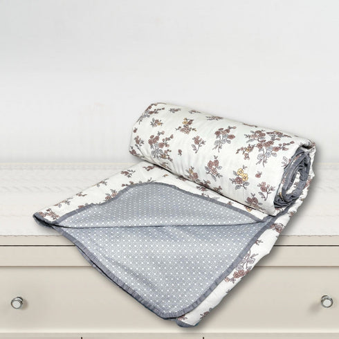 Florida Nova Ultra-Light Cotton Rich Super Soft Reversible Summer Dohar (Top Sheet) for Single & Double Bed