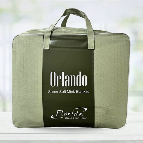 Orlando 2 Py Interweave Mink Double Bed Blanket for Heavy Winter