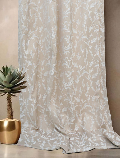 Pearl Curtain by Florida - Curtains For Living Room Bedroom Balcony Made of 100% Polyester and Embroidery