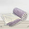 Pom Pom Super Soft Flannel Single & Double bed AC Blanket for All Season