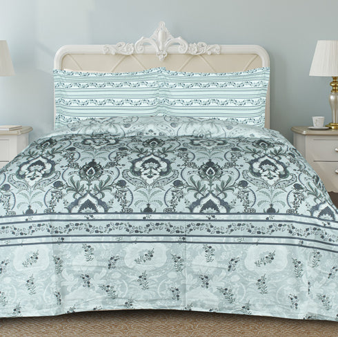 Rangriti King Size 100% Pure Cotton Bed Sheet Set with Pillow Covers by Florida