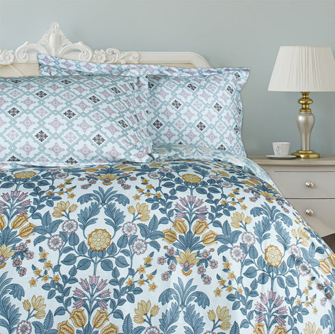 Rangriti King Size 100% Pure Cotton Bed Sheet Set with Pillow Covers by Florida