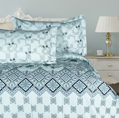 Rangriti King Size 100% Pure Cotton Bed Sheet Set with Pillow Covers by Florida