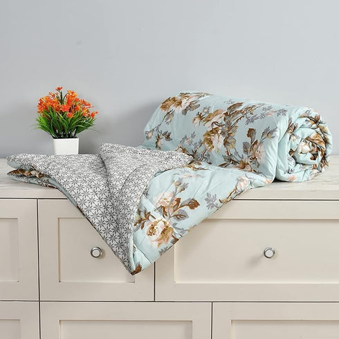 Reeva by Florida Microfibre All Season 150 GSM Reversible Double Bed Comforter