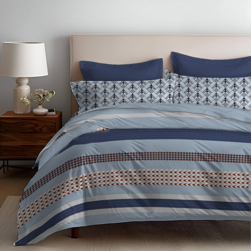 Reeva Bed Sheet Set with Pillow Covers for Double Bed by Florida