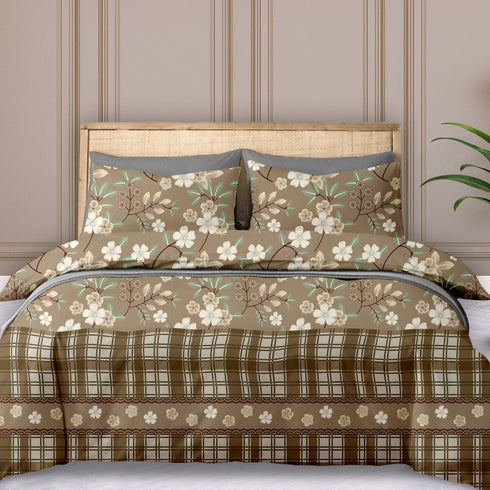 Florida Rome Box Double Bedsheet Set with 2 Pillow Covers & Carry Bag - Perfect for Gifting