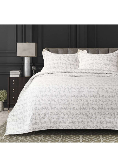 Samsara King Size Box Packaging 300 TC 100% Cotton Bed Sheet Set with Pillow Covers in by Florida