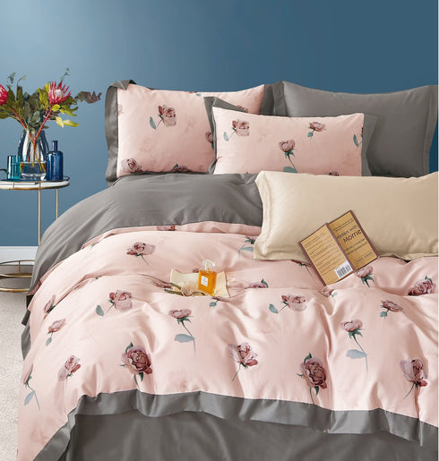 Stockholm 400 TC 100% Cotton King Size Bed Sheet Set with Pillow Covers