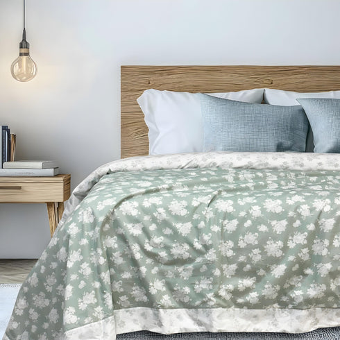 Samara 210 TC Cotton Top Sheet by Florida - Dohar for Single & Double Bed