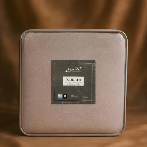 Samara 210 TC Cotton Top Sheet by Florida - Dohar for Single & Double Bed