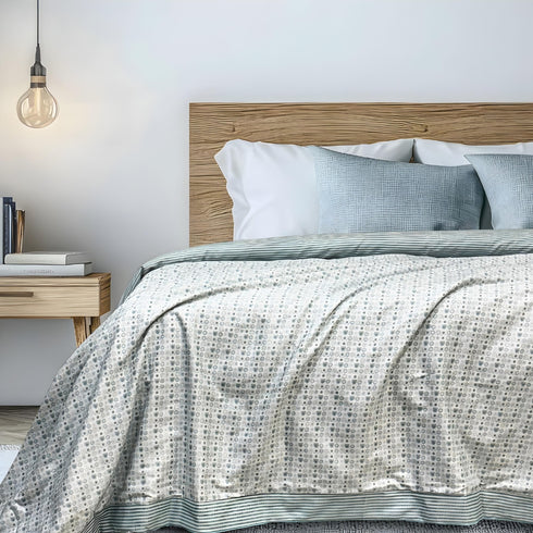 Samara 210 TC Cotton Top Sheet by Florida - Dohar for Single & Double Bed