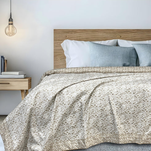 Samara 210 TC Cotton Top Sheet by Florida - Dohar for Single & Double Bed