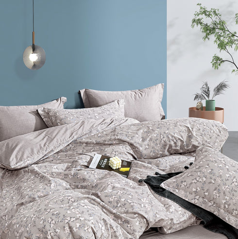 San Diego 250 TC King Size 100% Cotton Imported Bed Sheet Set with 2 Pillow Covers by Florida