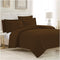 Shades 100% Cotton 300 TC King Size Bed Sheet Set by Florida (Café Noir)