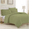 Shades 100% Cotton 300 TC King Size Bed Sheet Set by Florida (Artichoke)