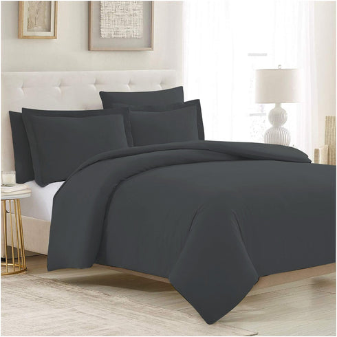 Shades 100% Cotton 300 TC King Size Bed Sheet Set by Florida (Outer Space)