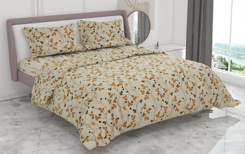 Super Bloom Cotton Bed Sheet Set with Pillow Covers by Florida
