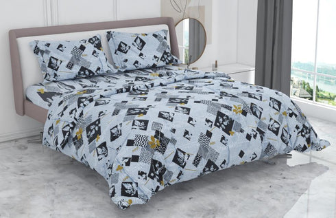 Super Bloom Cotton Bed Sheet Set with Pillow Covers by Florida