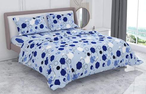 Super Bloom Cotton Bed Sheet Set with Pillow Covers by Florida