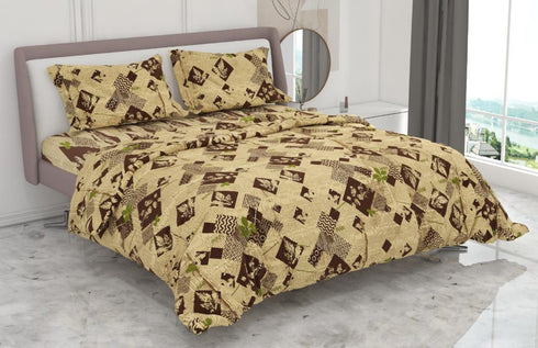 Super Bloom Cotton Bed Sheet Set with Pillow Covers by Florida