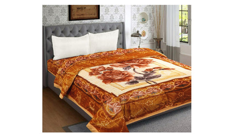 Trim by Florida 2 Ply Super Soft Double Mink Blanket for Winter