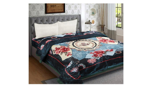 Trim by Florida 2 Ply Super Soft Double Mink Blanket for Winter