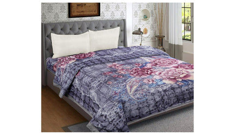 Trim by Florida 2 Ply Super Soft Double Mink Blanket for Winter