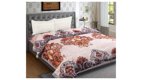 Trim by Florida 2 Ply Super Soft Double Mink Blanket for Winter