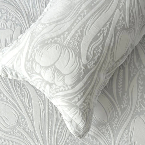 Florida Imagica King Size Warm Bedsheet for Winter with Pillow Covers - Velvet Pattern - Signature Burnout Technique