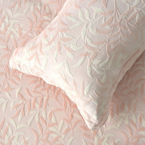 Florida Imagica King Size Warm Bedsheet for Winter with Pillow Covers - Velvet Pattern - Signature Burnout Technique