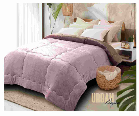DulceVida Urban Elegance (Quilt/Rajai) Comforter for Single & Double Bed for Heavy Winter