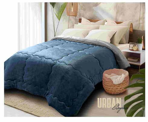 DulceVida Urban Elegance (Quilt/Rajai) Comforter for Single & Double Bed for Heavy Winter