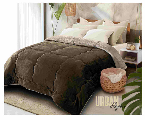 DulceVida Urban Elegance (Quilt/Rajai) Comforter for Single & Double Bed for Heavy Winter