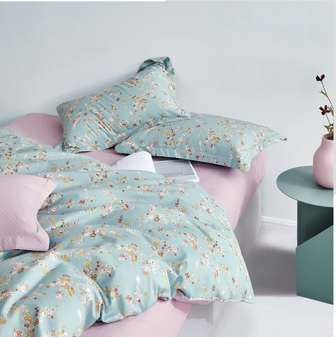 Valancia by Florida 100% Cotton King Size Reversible Comforter for Double Bed