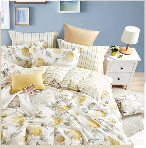 Valancia by Florida 100% Cotton King Size Reversible Comforter for Double Bed