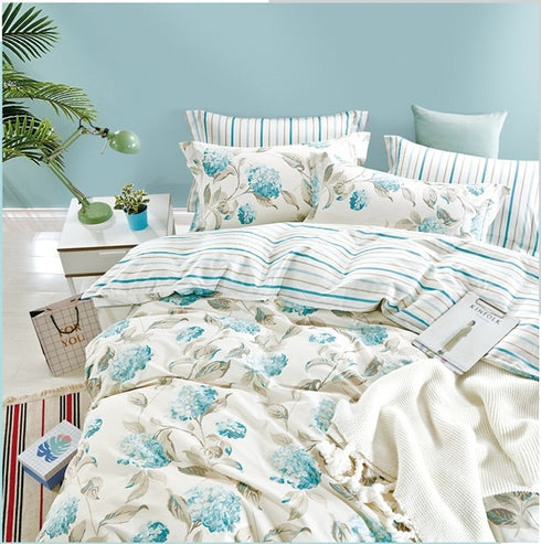 Valancia by Florida 100% Cotton King Size Reversible Comforter for Double Bed