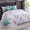 Venessa 5 Piece Set - One King Size Bedsheet with 2 Quilted Cushions & 2 Pillow Covers