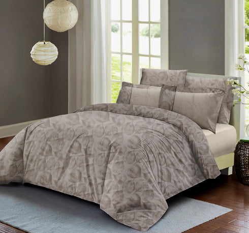 Venice King size 300 TC 100% Cotton Bed Sheet set with 4 Pillow Covers for Double Bed